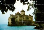 Chillon castle, Lake Geneva, Switzerland, 1950s, CESV01P01_08.1671