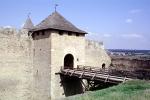 Khotyn Fortress, Castle, Bridge, Moat, Chernivtsi Oblast, western Ukraine, 11 September 1992, CFUV01P02_13