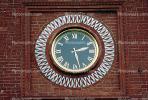 The Trinity Tower clock, brick, roman numerals, CGMV02P02_09B.0148