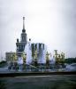 Peoples Friendship Fountain, Young Maidens sculptures, gilded, Moscow, Russia, CGMV03P03_12