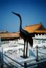Crane Statue, Bronze, Forbidden City, Statue, sculpture, bird, CHBV01P04_03