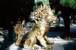 Dragon, claws, creature, Statue, figure, golden, Lion, CHBV01P11_09