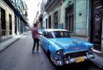 Chevy, Chevrolet, Old Havana, Buildings, Curb, Sidewalk, CICV01P01_12