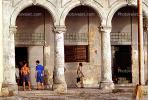 Old Havana, Buildings, Sidewalk, CICV01P08_17B