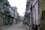 Old Havana, Buildings, Curb, Sidewalk, CICV01P09_03