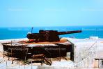 Gun Emplacement, Cannon, Defense, Fort Victoria, Saint George's, Grenada, Artillery, gun, 1950s, CIEV01P01_18.1725