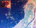 This radar image shows the area west of the Nile River near Cairo, Egypt, CJEV01P06_01