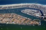Harbor, Docks, Boats, rooftops, homes, houses, buildings, Island, pier, sand, beach, ocean, CLAV06P05_15