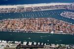 Harbor, Docks, Boats, rooftops, homes, houses, buildings, Island, sand, beach, ocean, CLAV06P05_16