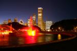 Buckingham Fountain at night, Exterior, Outdoors, Outside, Nighttime, CLCD02_046