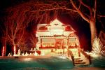 Home, House, Snow, Cold, night, nighttime, decorated, lights, Minneapolis, CLEV01P03_02
