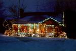 Home, House, Snow, Cold, Warren, night, nighttime, decorated, lights, CLMV01P01_04