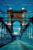 Roebling Suspension Bridge, Landmark, Ohio River, Cincinnati, September 1997, CLOV01P15_06.0934