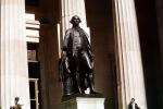 George Washington Statue, Federal Hall National Memorial, Wall Street, Manhattan, famous landmark, CNYV02P09_04