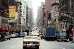 Taxi Cab, automobile, vehicles, cars, buildings, Manhattan, CNYV02P13_01