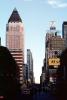 City Center, Moorish Style, Eighth Avenue, Pyramid topped tower, Buildings, Canyons of Manhattan, 30 November 1989, CNYV04P01_12