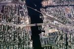 Long Beach Blvd Bridge, Railroad Point, Island Park, Urban Texture, homes, houses, buildings, docks, pier, uptown, Bronze, CNYV05P06_19