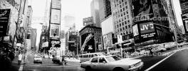 Times Square, Panorama, Buildings, cityscape, cars, winter, wintertime, CNYV05P08_01BW