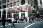 Smith's Bar, crosswalk, Buildings, Cityscape, Manhattan, 28 October 1997, CNYV06P15_06