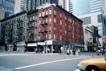 Buildings, cars, taxi cab, Cityscape, Manhattan, 28 October 1997, CNYV06P15_08