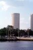 Rivergate Tower, highrise, skyscraper, cylindrical office building, downtown, COFV03P14_12