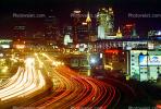 Cityscape, Skyline, Buildings, Nighttime, Downtown Atlanta, COGV01P06_17