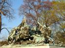 Cavalry charge, Grant Memorial, Statue, Sculpture, Horses, Patina, Civil War, COND01_024
