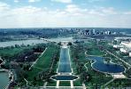 Lincoln Memorial, Reflecting Pool, Potomac River, Arlington, CONV02P08_06