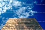 glass, reflection, building, clouds, CSBV01P06_13.1739