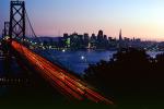 San Francisco Oakland Bay Bridge, Twilight, Dusk, Dawn, CSFV06P03_16