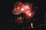 Fireworks, Boats, buildings, the Embarcadero, 50th anniversary party celebration for the Bay Bridge, CSFV06P14_06.1742