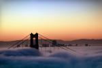 Golden Gate Bridge, Transamerica Pyramid, Sunrise, CSFV10P01_07