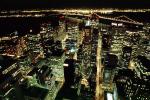 City lights, Cityscape, Skyline, Downtown, Downtown-SF, nighttime, buildings, CSFV12P09_07