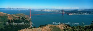 Marin Headlands, Golden Gate Bridge, Panorama, CSFV19P11_01
