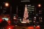 Union Square, Christmas Tree, Lights, Nighttime, Macy's, downtown, downtown-SF, CSFV23P14_05