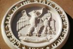 Great Seal of the State of New Mexico, Seal, Emblem, Logo, Crescit Eundo, bar-Relief, CSMV01P09_05