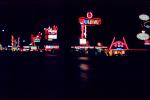 Nighttime, Hotel, Casino, buildings, Neon Signage, night lights, March 1965, 1960s, CSNV07P04_03
