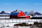 Barn, fields, cold, ice, snow, mountains, CSOV01P07_15