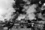 Fire, smoke, Destroyed Buildings, Collapse, 1906 San Francisco Earthquake, DAED01_031