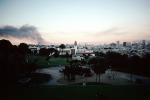 Dolores Park, Marina fire in the background, Loma Prieta Earthquake (1989), 1980s, DAEV01P01_01
