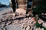Fallen Bricks, Marina district, Loma Prieta Earthquake (1989), 1980s, DAEV01P09_13