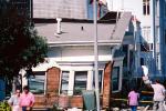 Collapsed Apartment Building, Marina district, Loma Prieta Earthquake (1989), 1980s, DAEV01P10_11
