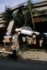 Lifting a Destroyed Car, Cypress Freeway, pancake collapse, Loma Prieta Earthquake, (1989), 1980s, DAEV03P01_14B