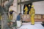 Firefighters, Woman, Apartment Building Collapse, Northridge Earthquake Jan 1994, DAEV03P08_16