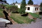 Frontyard, Cracks, Home, House, building, Backyard, Anchorage, Alaska, Quake of 1964, 1960s, Alaska Earthquake of 1964, DAEV04P09_19