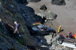 Bodega Bay Car Over Cliff, Multi Agency Training, DAFD05_151