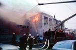 Flames, snorkle, SFPD, building, Mission District, San Francisco, DAFV01P04_04