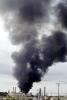 Standard Oil Refinery Fire, Chevron, Thick Black Smoke, Richmond, California, DAFV07P04_07