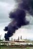 Standard Oil Refinery Fire, Chevron, Thick Black Smoke, Richmond, California, DAFV07P05_01