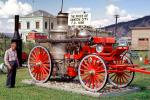 1898 Horse-drawn Steam Pumper, Pump, Dawson City, Canada, 1890's, DAFV08P05_19B